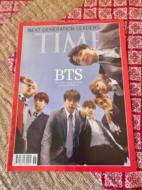 Authentic TIME Magazine Featuring BTS Asia Edition With Poster-Rare
